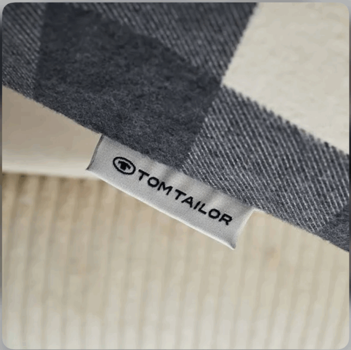 2 x Tom Tailor Flanell Bettwäsche „Karo“ 155x220 cm zeitlos schön, kuschelig warm und stilvoll elegant 4tlg – Bild 4