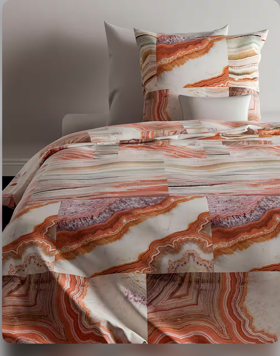 2 x ZoHome Sam Multi – 4-teilige Baumwoll-Bettwäsche (135x200) im modernen abstrakten Design – Bild 2
