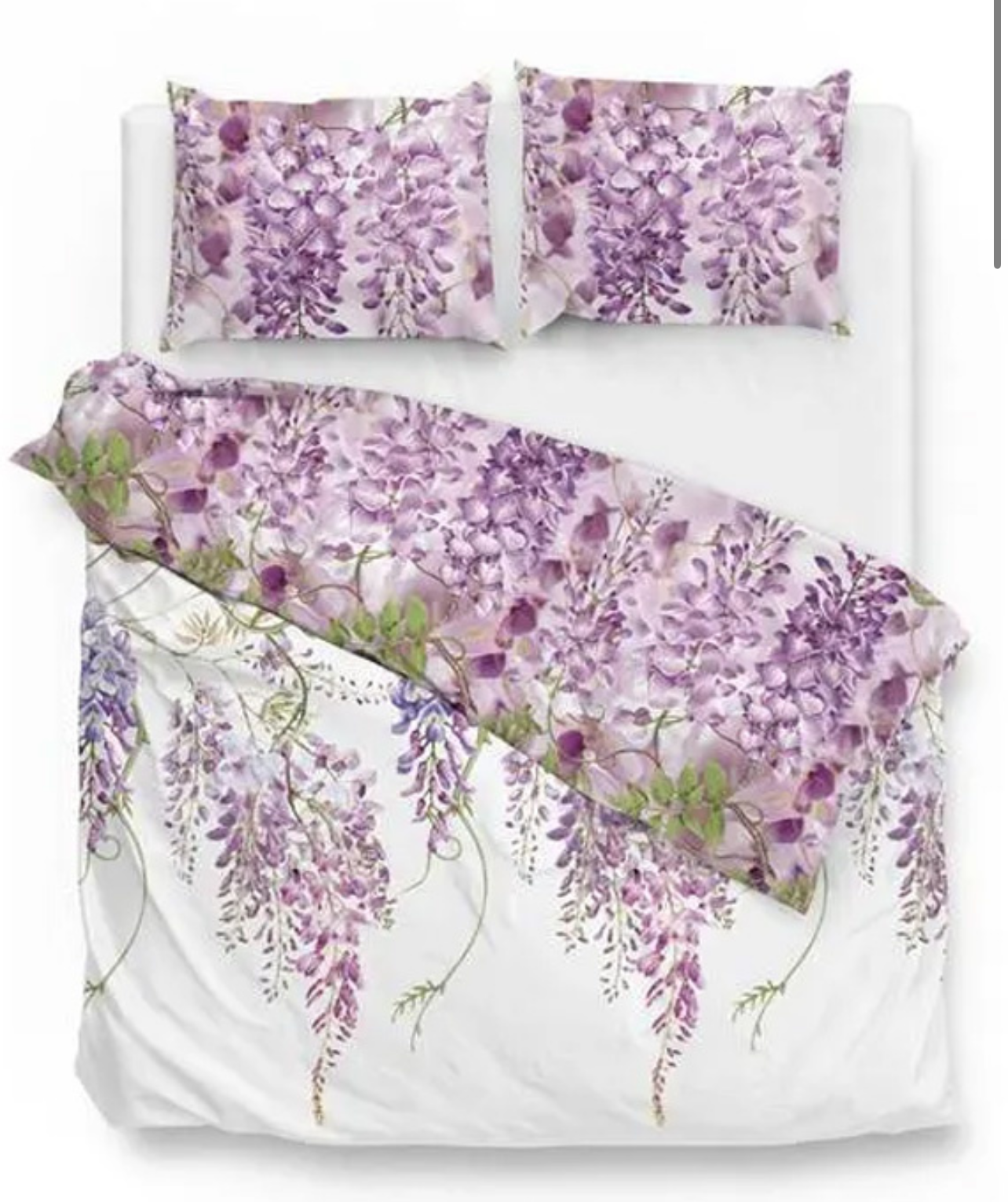 2 x Zo Home Veerle Pink – 4-teilige Baumwoll-Bettwäsche (135x200) mit Blumen- & Blättermotiv – Bild 4
