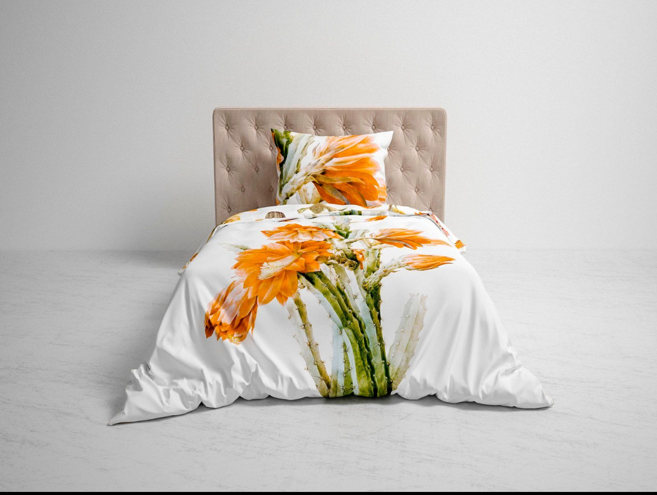 2 x Heckett & Lane Mako-Satin Wendebettwäsche „Kaisa White“ 135x200 cm zeitlose Eleganz trifft edlen Schlafkomfort 4tlg – Bild 2