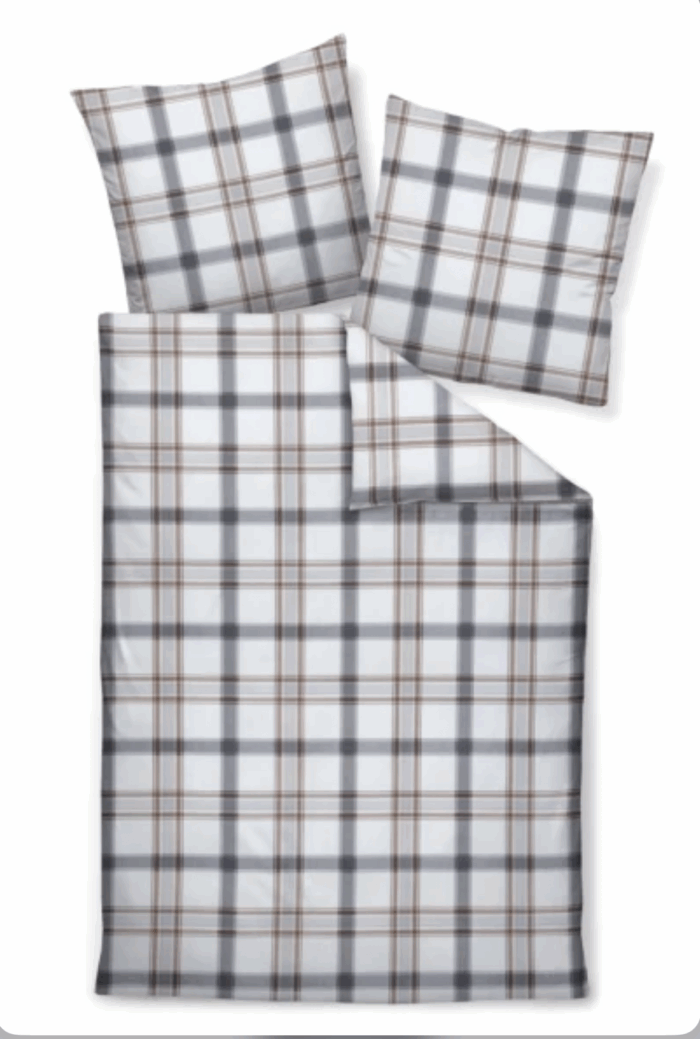 2 x Janine Soft-Cotton Bettwäsche CORTINA 71002/08 135x200 4tlg – Bild 2