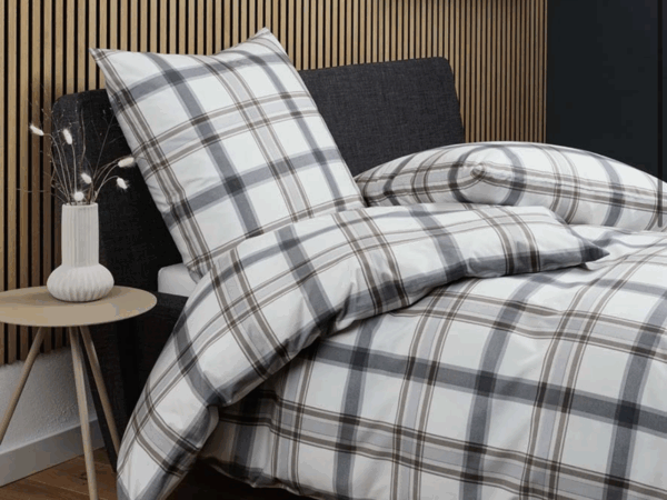 2 x Janine Soft-Cotton Bettwäsche CORTINA 71002/08 135x200 4tlg