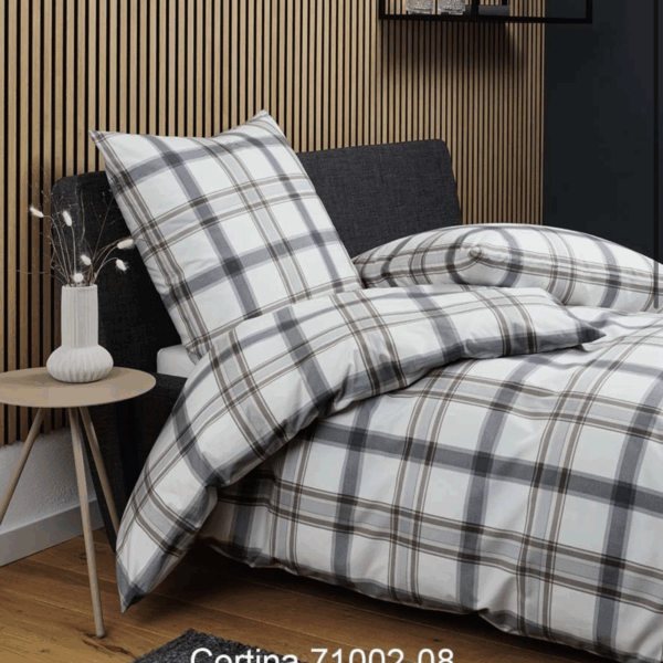2 x Janine Soft-Cotton Bettwäsche CORTINA 71002/08 135x200 4tlg