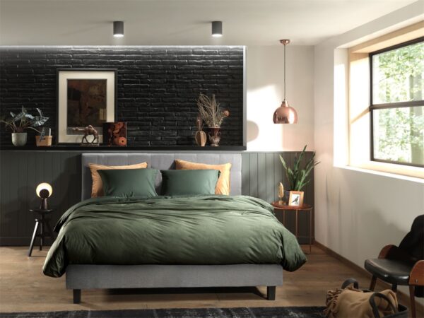 2 x Bettwäsche Zo Home Velluto Racing Green 4tlg 155x220