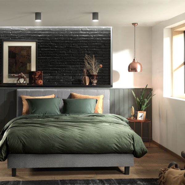 2 x Bettwäsche Zo Home Velluto Racing Green 4tlg 155x220
