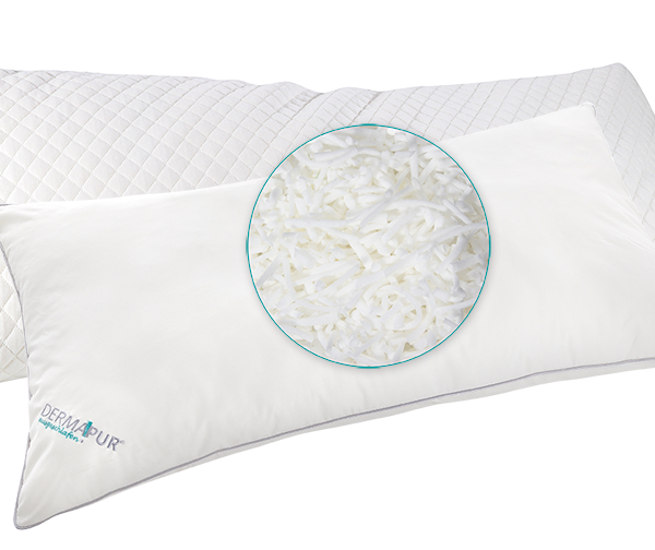 DERMAPUR® Schlafkissen Euro mit Visco-Flocken