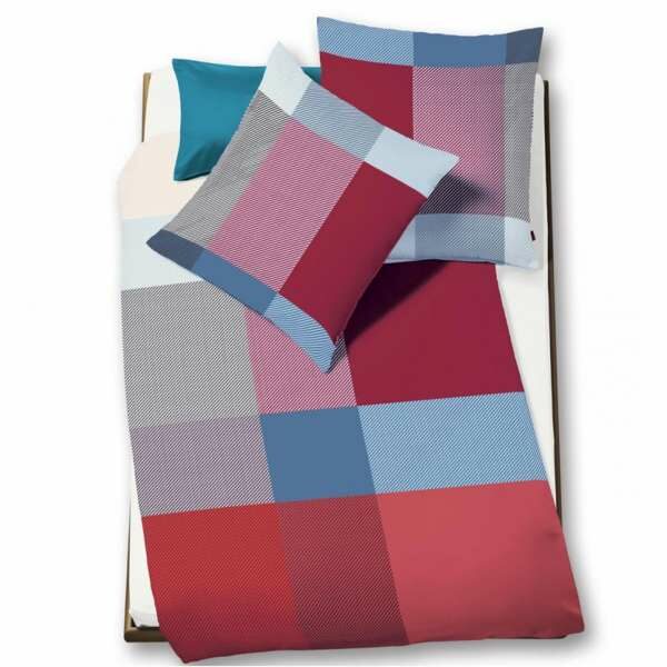Feinbiber Bettwäsche von Fleuresse Aspen Hagebutte Farbe 24 135x200 4tlg