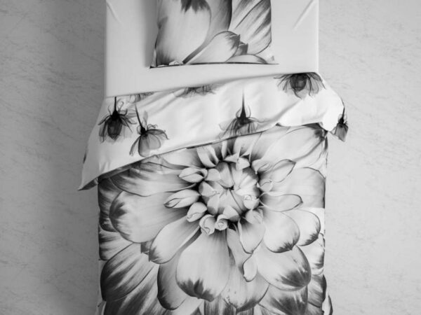 2 x Heckett Lane Bettwäsche „Rosati Black-White“ – 4-teilig, 155x220 cm – Eleganz, die man fühlen kann