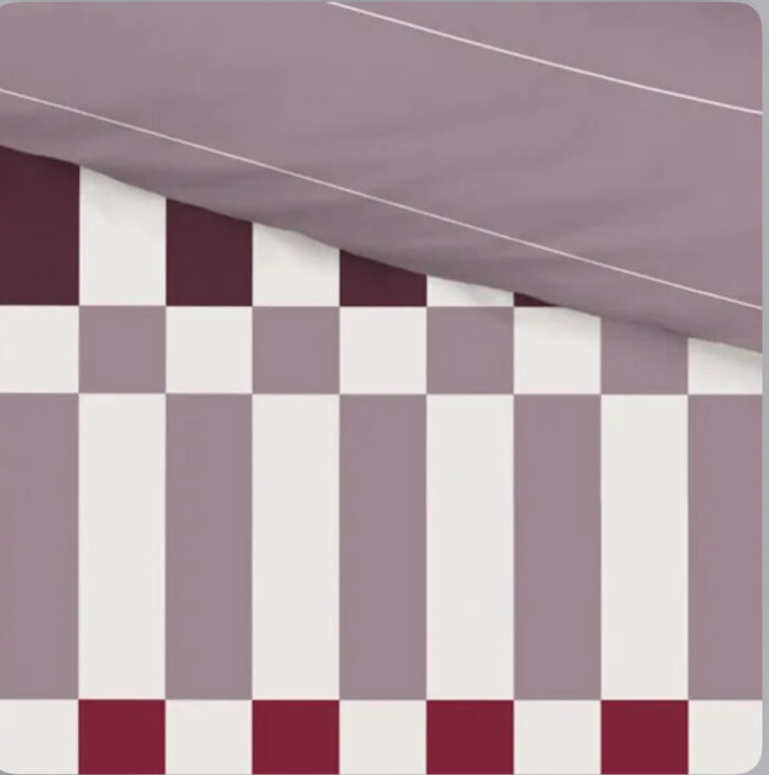 2 x TOM TAILOR Soft Renforcé Bettwäsche „Grafisches Karo“ 155x220 stilvoll wohnen, entspannter schlafen 4tlg – Bild 2