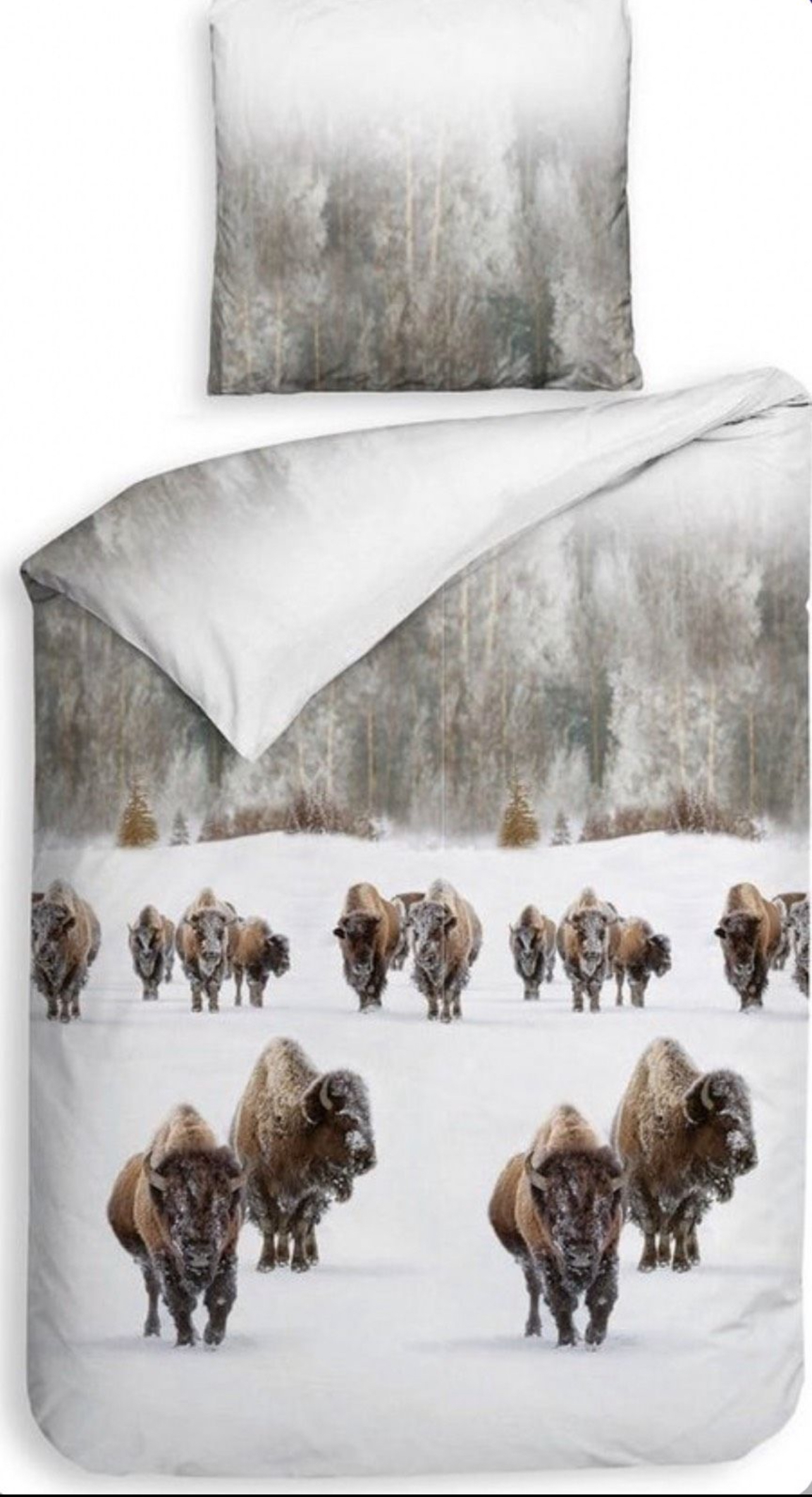 2 x Heckett & Lane Flanell-Bettwäsche „Obrien Natural“ 155x220 cm   kuscheliger Luxus für kalte Winternächte – Bild 2