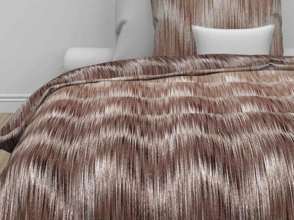 2 x ZoHome Matteo Red – Exklusive Bettwäsche aus 100% Mako-Satin (155x220) in elegantem Rot-Weiß