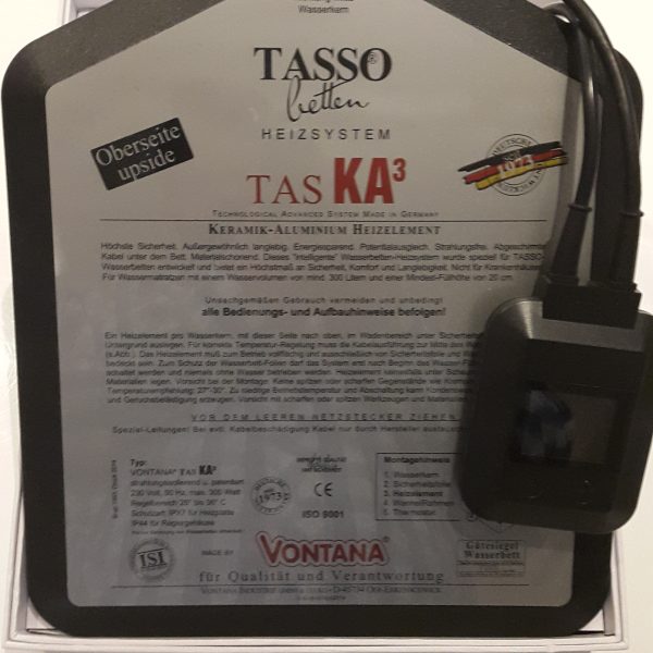 TasKA3 Wasserbetten Keramik-Heizung Tasso