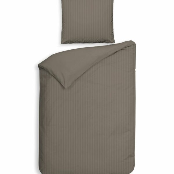 2 x Bettwäsche Heckett Lane Banda Taupe Grey 155x220 4tlg