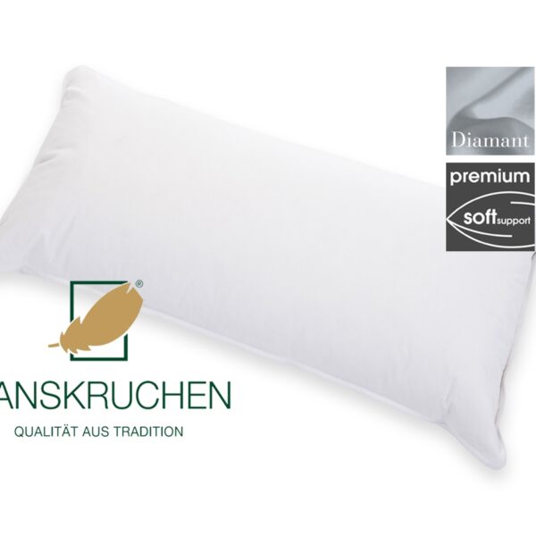 3-Kammer-Kopfkissen Diamant (40 x 80 cm) von HANSKRUCHEN-0