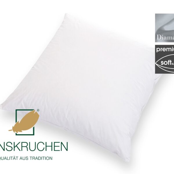 3-Kammer-Kopfkissen Diamant (80 x 80 cm) von HANSKRUCHEN-0