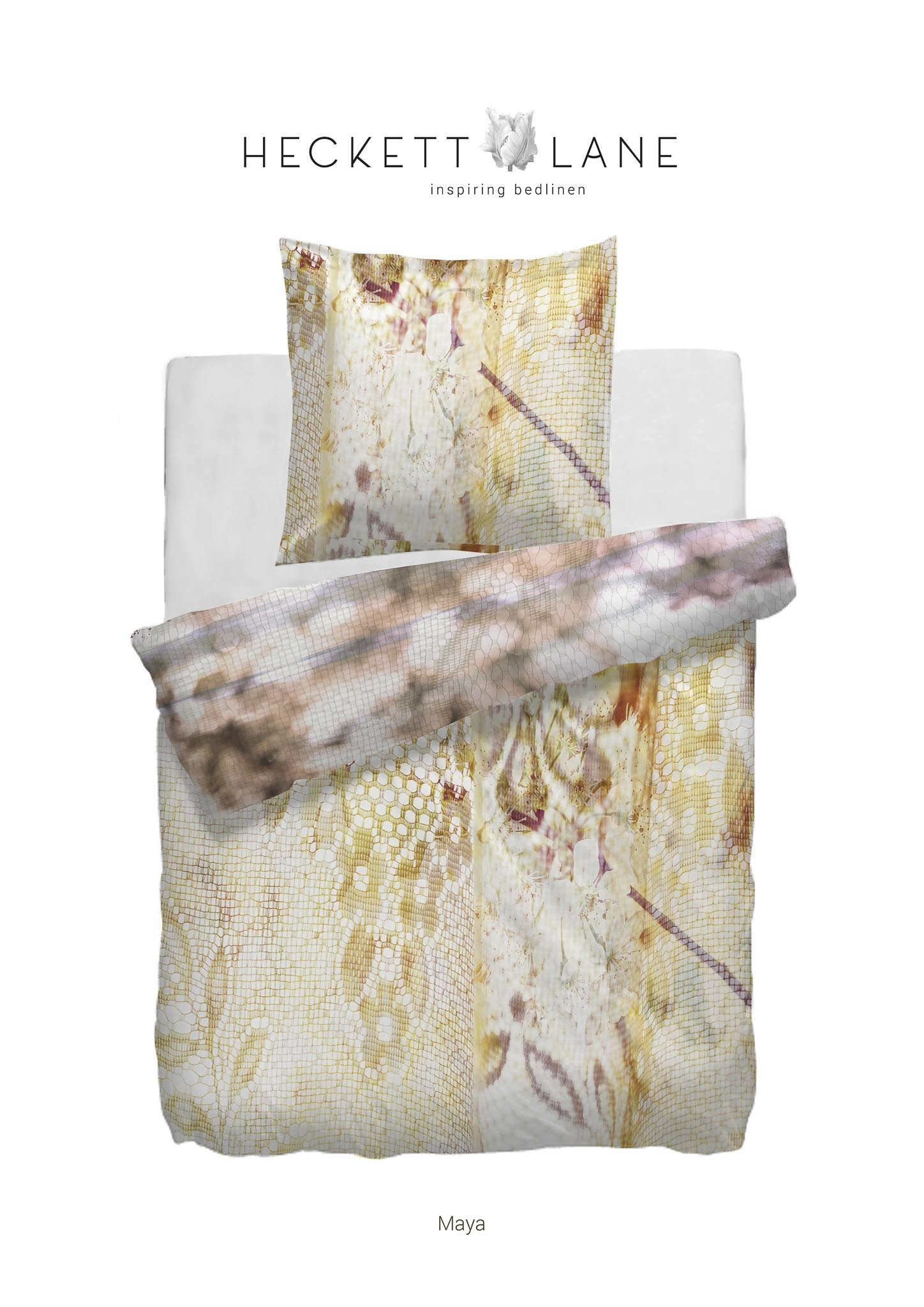 Bettwäsche Heckett Lane MAYA Mako Satin als Set/2Garnituren-1004