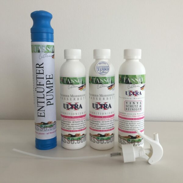 Tasso Ultra X Konditionierer 2 x 240 ml (70.83€ / l)Tasso Ultra X Vinylreiniger 1x 240 ml (70.83€ / l) 1 x Tasso Entlüfterpumpe-0