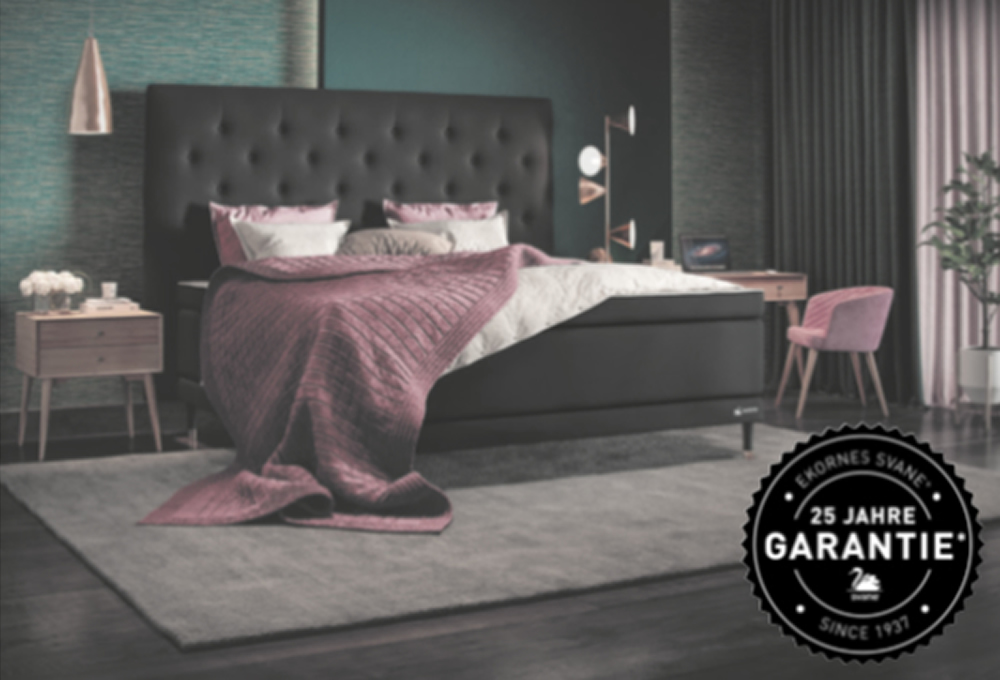 Svane-Bett mit 25 Jahren Garantie